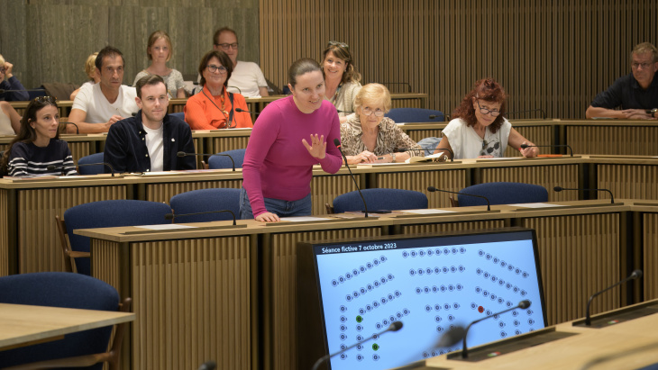 Portes ouvertes Hôtel-de-Ville du 7 octobre 2023 - salle du Grand Conseil