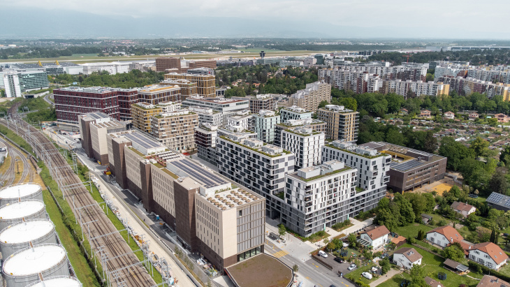 Vue aérienne du quartier de l'Etang © Urban Project