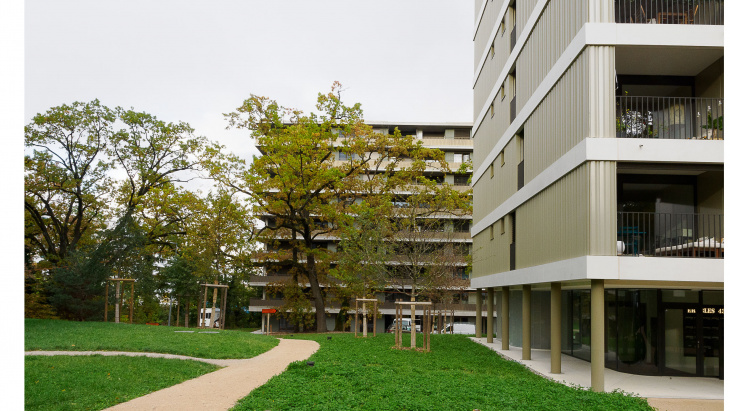 Quartier Surville - espaces publics © Daniel Gubler