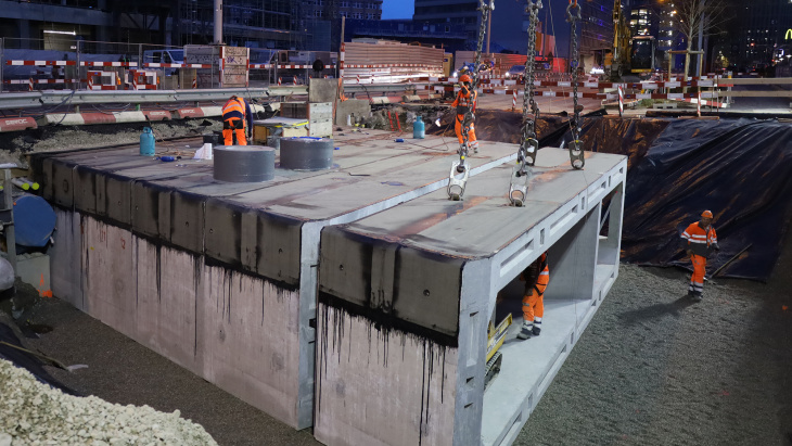 plusieurs blocs joints