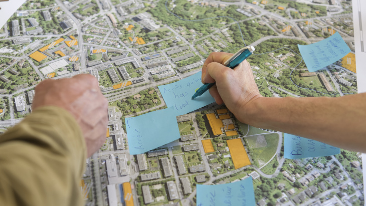 Démarche participative Ancien-Puits - atelier 15 juin 2024 - photo Nicolas Dupraz