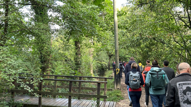 Visite de terrain à Versoix