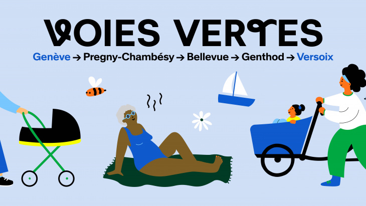 La Voie verte Genève-Versoix