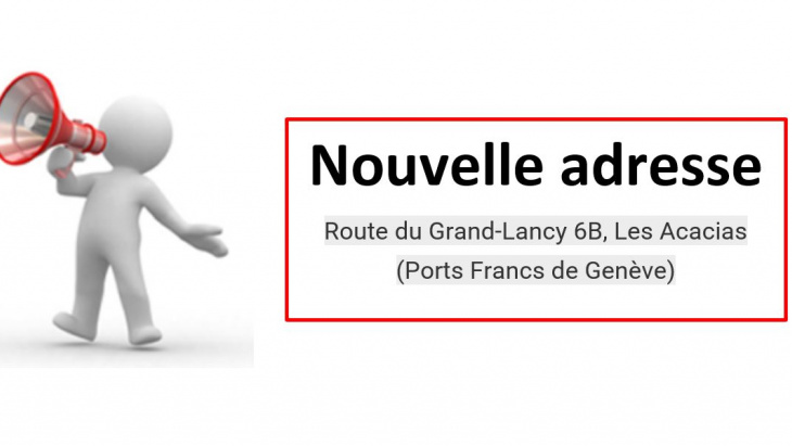 Nouvelle adresse