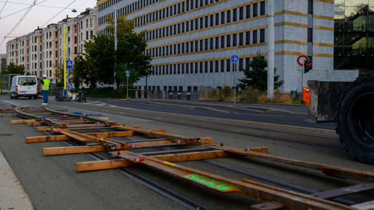 Travaux préparatoires - pose nocturne d’une aiguille volante