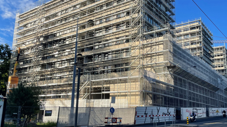 Quartier Surville - bâtiments 3-4-5 sur la route de Chancy (sept. 2025) 