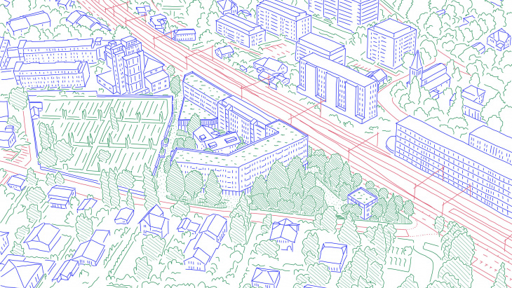 Esquisse du projet Lachenal-Dégallier