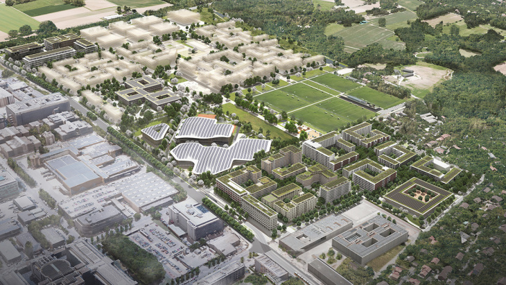 Image de synthèse du projet des Cherpines (septembre 24) - pixalab