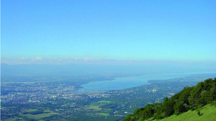 Vue du canton depuis le Salève