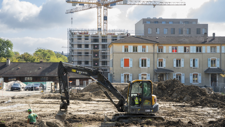 Parc des Franchises - travaux