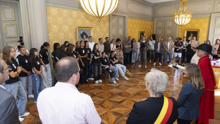 Cérémonie officielle en l'honneur du SFCCF. Crédit: Chris Heeney