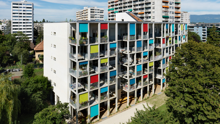 Coopérative Équilibre, Rue de Soubeyran 7 © Annik Wetter, bureau d’architectes atba